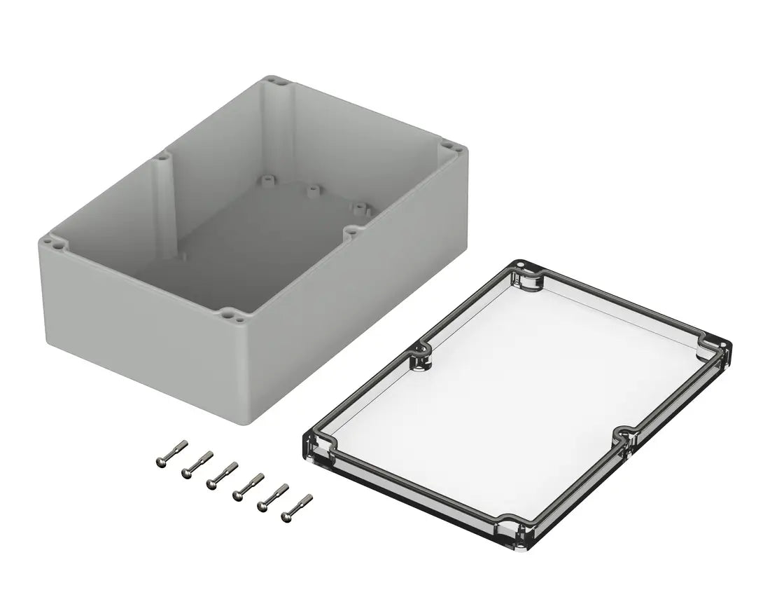 Bopla Euromas Enclosure M2401G, 160×240×90 mm, clear transparent lid